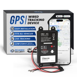 REWIRE SECURITY DB2 Wired GPS Tracker for Vehicles | Easy Installation on 8V–32V Batteries | Fits with Car, Truck, Trailer, RV, Van, Boat & Motorbike | Live Tracking | Low Cost Subscription Plans