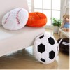 OPHRBU Football Sports Pillow Fluffy Soft Throw Pillow Toy ，14"