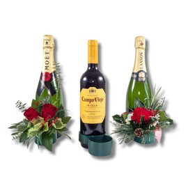 Bloomie BOTTLE CLIP FOR BOUQUET FLOWER ARRANGEMENTS, 10pcs – Living Vase for Bottles – Made from 99% Recycled Material – Fits Any Standard Bottle – Perfect for Weddings, Gifts, and Table Décor