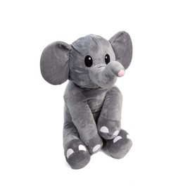 Hudz Kidz Stuffed Elephant Animal Toy for Boys & Girls Cute Plush Toys for Babies, Infants & Toddlers | Huggable, Cuddly Elephant Makes an Excellent Idea (X-Large)