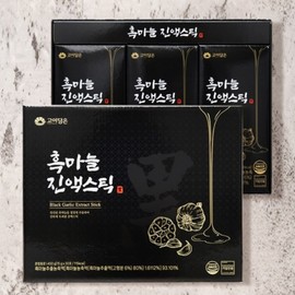 Garlic black garlic concentrate essence stick 30 packs fermented garlic organic black garlic essence black garlic concentrate, 15g, 1 / 갈릭 흑마늘 농축액 진액 스틱 30포 발효마늘 유기농흑마늘진액 흑마늘농축액, 15g, 1