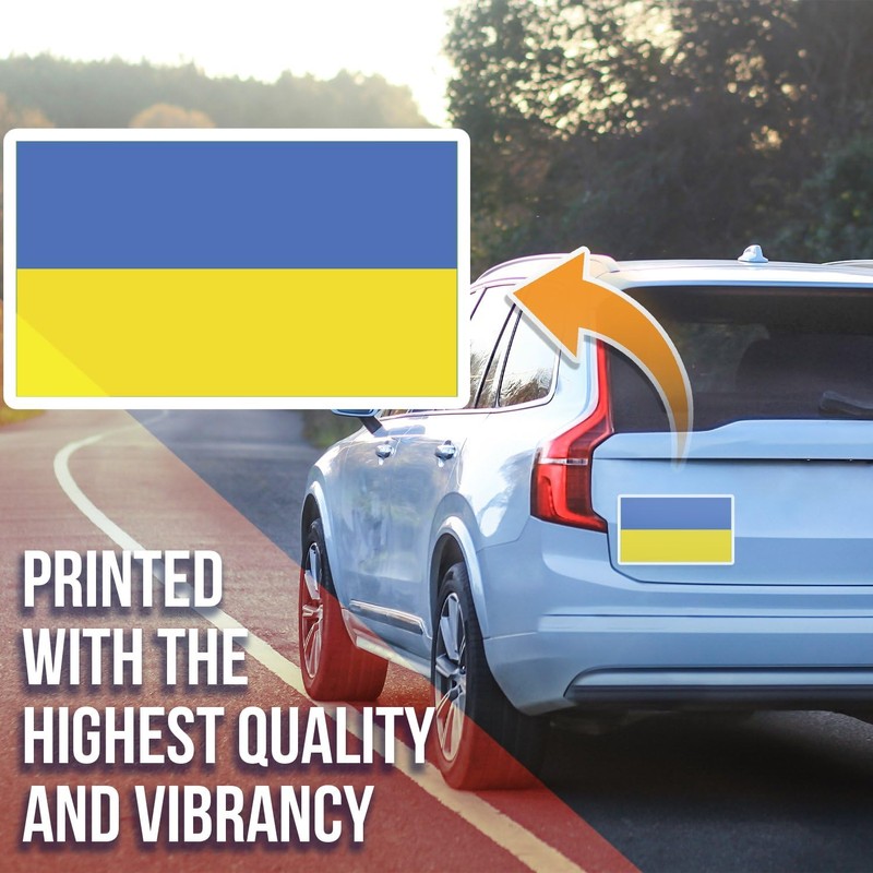 Ukraine Flag Magnet - Rectangular Fridge Magnet - Ukrainian Pride