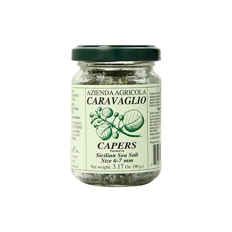 Antonino Caravaglio Salted Capers, 3.2 Ounce