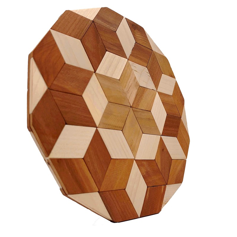 Natural Wood Trivets - Wooden Hot Pads for Kitchen