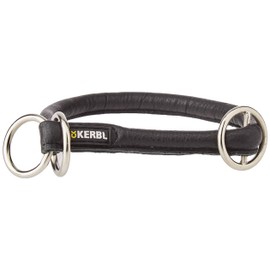 Kerbl Roma Round-Leather Choker, 45 cm, Black