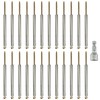 24 Pcs 7" Gutter Screws with Metal Rings, Roof Gutter