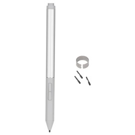 Stylus Pen 3 Keys Silver Active Digital Pen with Replacement Pen Nib Clip for HP Elitebook for Zbook X360 1030 1040