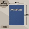 Juvale Juvale 24-Pack Blank Passport Notebooks for Kids, 4.1 x