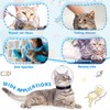 8 Pcs Cat Muzzle Set with Adjustable Cat Bathing Bag