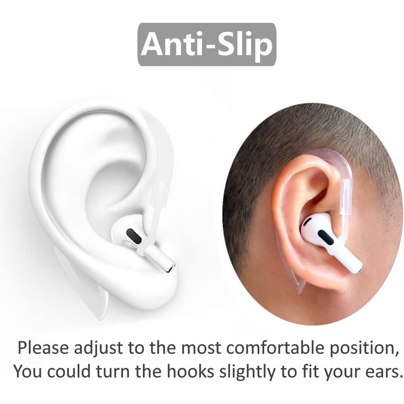615WB4 Earhooks, AirPods Pro Compatible, Supports AirPods, Multi-Dimensional Adjustment, 360