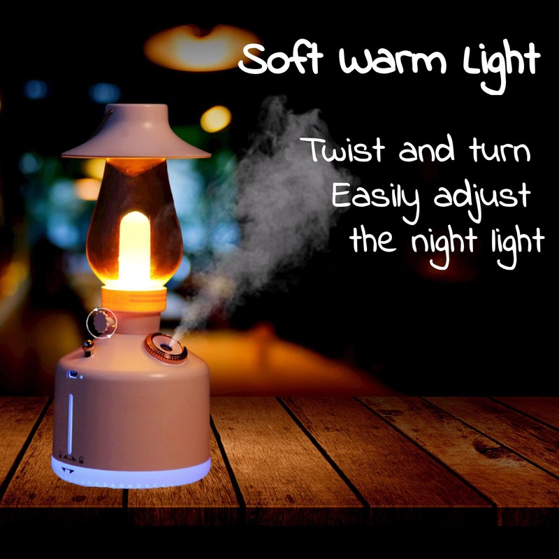 GJB Cute Small Humidifier, Lantern Humidifier for Bedroom, USB Desktop