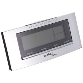 Technoline Funkwecker WT 182 mit Innentemperaturanzeige und Datums-/ Wochentagsanzeige