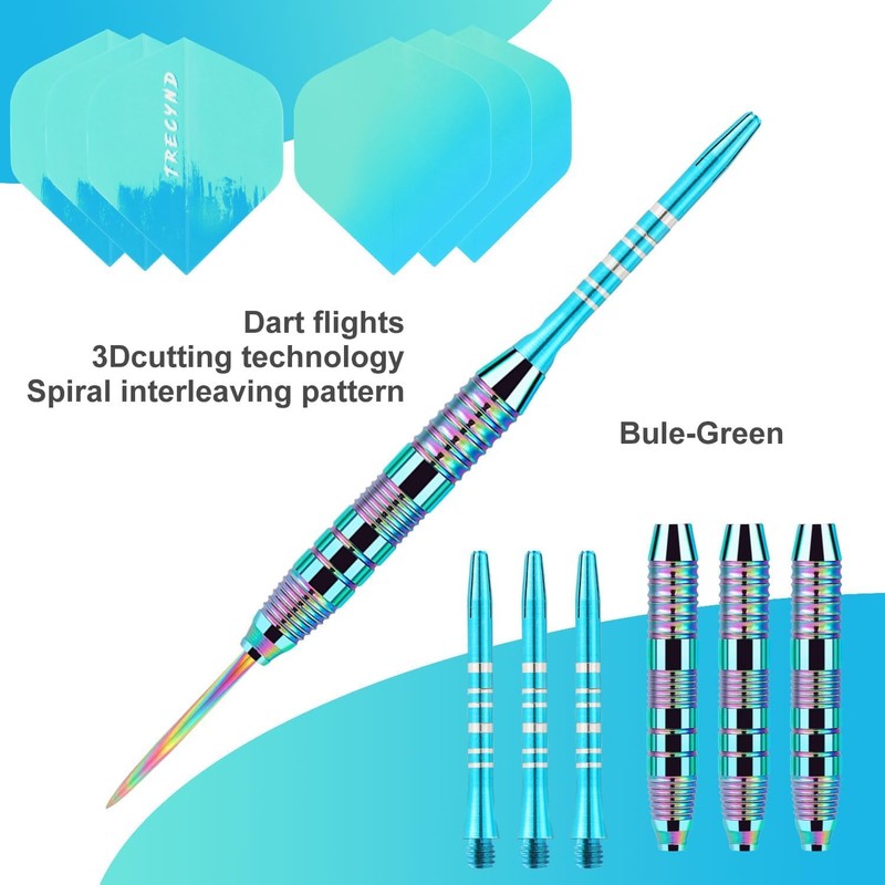 Lavishio Dart Metal Tip Set 3 Aluminum Dart Shafts Steel