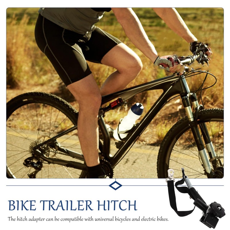CLISPEED Trailer Plug Bicycle Trailer Hitch Large Linkage Path Bicycle