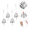 BESPORTBLE 4pcs Stainless Steel Fishing Bait Cage Durable Fish Trap