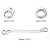 sourcing map Offset Extra Long Box End Wrench 22 x