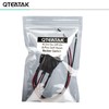 QTEATAK DC 12V 10A 6 Pin 3 Position (ON)-Off-(ON) AC