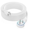 Maximm Cable 30 Feet 14Awg 360° Rotating Flat Plug Extension