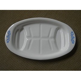 Corningware Corning Ware Blue Cornflower Meat Platter/rack