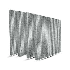 4Pcs Cabin Air Filter Fit for Freightliner Cascadia 2019 2020 2021 2022 2023 Trucks, Replace BOA91559 AF26235 P609422 PA4857 CAF24003 PA10181