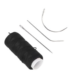 Hair Thread and Needle Kits, Comfortable Grasp Lightweight Hair Sewing Weaving Thread Kit Portable Hair Extension Tools for Wig Making Weaving Sewing Accessories