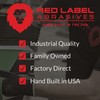 Red Label Abrasives 1/2 X 24 Inch 120 Grit Aluminum