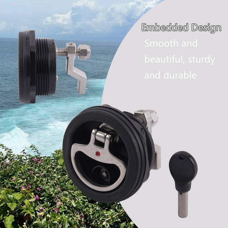 Searoam Boat Cam Latch Fits 2-1/2" Hole Mount Latch,Marine Grade