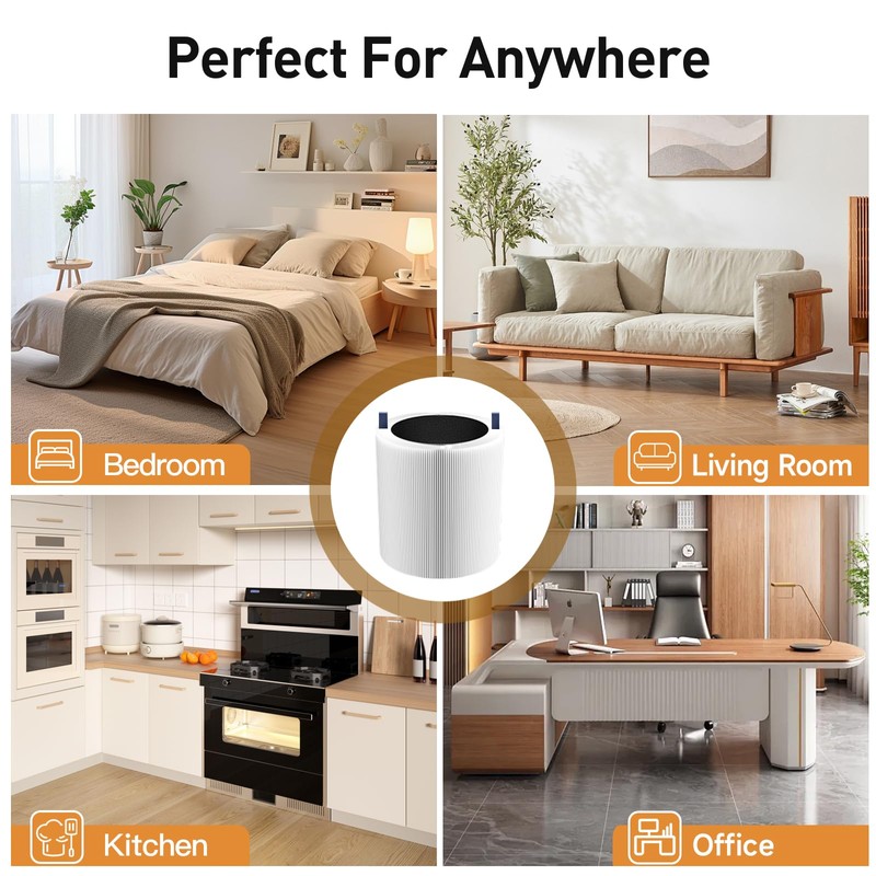 Blue Pure 511 Filter Replacement - 2 Pack, Compatible With