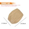 UHANBUT Luxury Faux Leather Car Seat Cover, Anti-Slip Waterproof Universal