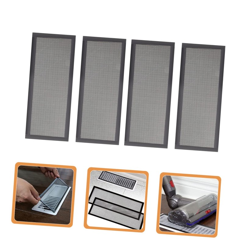 Mipcase 4Pcs Magnetic Vent Covers for Floor Wall Ceiling Vents
