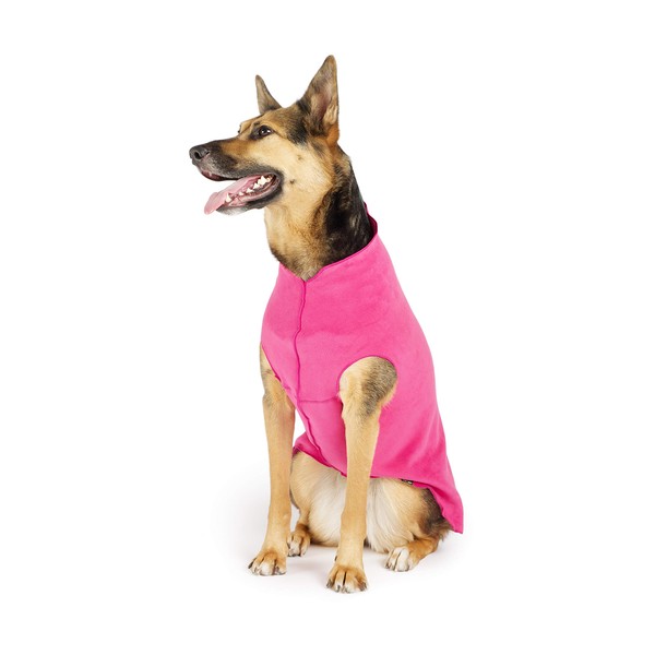 Gold Paw Stretch Fleece Dog Coat – Soft, Warm Dog