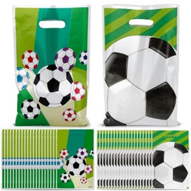 Pack of 40 Football Gift Bags Party Bags Party Bags Guest Gift Candy Bags Gift Bag Decoration for Children's Birthday Theme Party