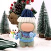 Lyreh 3pcs Clothes Set for 17cm Dolls, Winter Blue Starry
