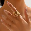 TseanYi Adjustable Wire Wrap Ring Flexible Wrap Around Finger Ring