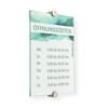 Logistic Sign System Glass Door Sign, Vitrum K2, Clamp Holder