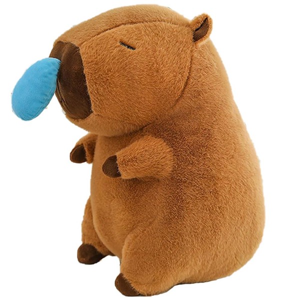 9.8inch Adorable Capybara Plush Toy with Snot- Cute Capybala Stuffed