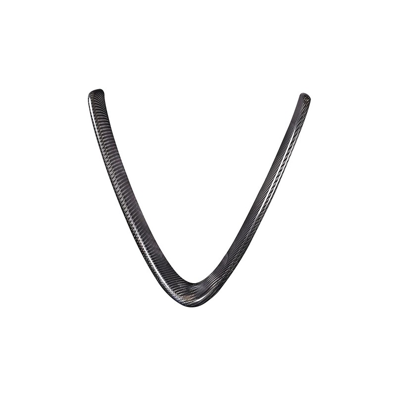 LLKUANG Real Carbon Fiber Front Grille Decoration Frame Trim Fit
