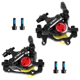 Z00M HB-100 Hydraulic Disc Brake Set, Front and Rear, for Mountain Bike, E-Bike, Folding Bike (Black)
