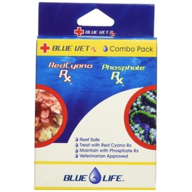 Blue Life USA Combo Phosphate Rx Aquarium Treatment, Cyano and Red