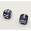 Natural Hand Carved Gemstone Various Crystal Healing Lucky Dice 15mm