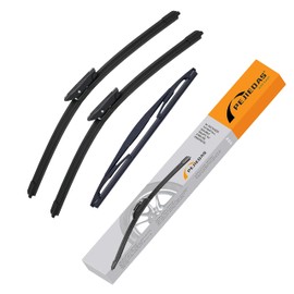 PEJIEDAS 18"+19" Front Wiper Blade + 10" Rear Wiper Blade Set for 2013 Mini Cooper OE Genuine Quality/Original Style (Pack of 3)