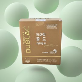 Mongul Cloud Partners DUOLAC Lactic Acid Bacteria DUOLAC Gold, 1 sachet per day Lactobacillus effect for constipation / 듀오락 유산균 듀오락 골드 하루한포 변비에좋은 유산균 효능