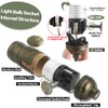 Asjeumt Lamp Rewire Kit Lamp Socket Replacement Kits 12 Foot