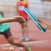 PATIKIL 2pcs Relay Truck Baton Aluminum Alloy Tube Field Running
