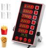 Relaxweex 1 Pack 6-Channel Digital Kitchen Timer, Commercial Cooking Timer