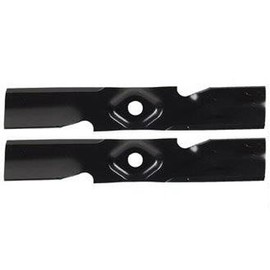 (2 Pack) Aftermarket Premium Replacement XHT Lawn Mower Notched Deck Blade fits Snapper 1878444 | 16-1/2" x 2-1/2" / 5/8" Hole