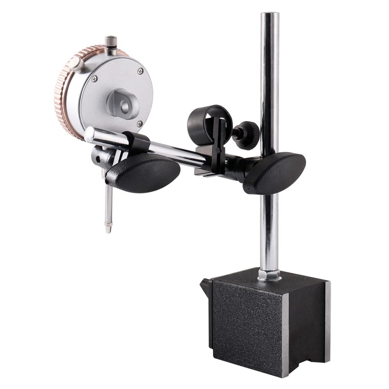 Accusize Industrial Tools 0-1'' by 0.001'' Dial Indicator with Magnetic