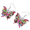 LONYOO Fun Butterfly Earrings for Women Kids Girls Gifts Acrylic