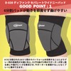 D&M(ディーアンドエム) 膝サポーター バレーボール 膝用 10mm 薄型 分割パッド 大人用 1個入 白