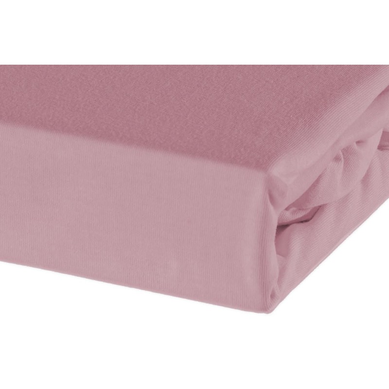 Soft Dream Fitted sheet, 80 x 160 cm, powder pink,